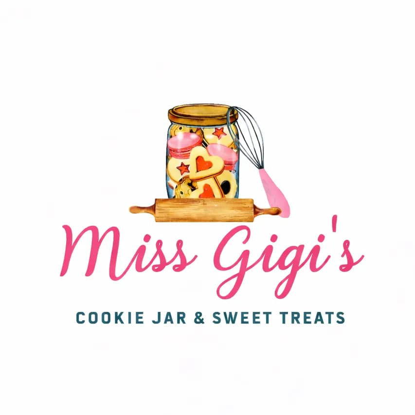 Miss Gigi's Cookie Jar and Sweet Treats logo