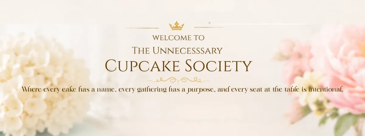 The Unnecessary Cupcake Society banner