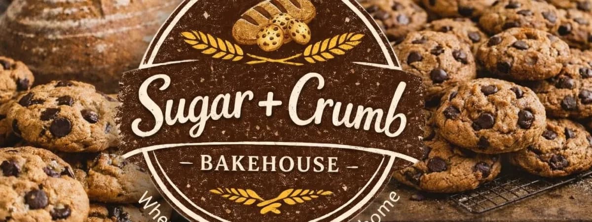 Sugar + Crumb Bakehouse banner