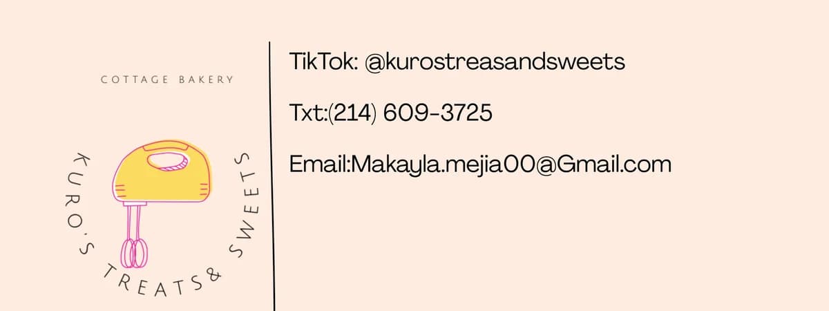 Kuro's Treats and Sweets banner