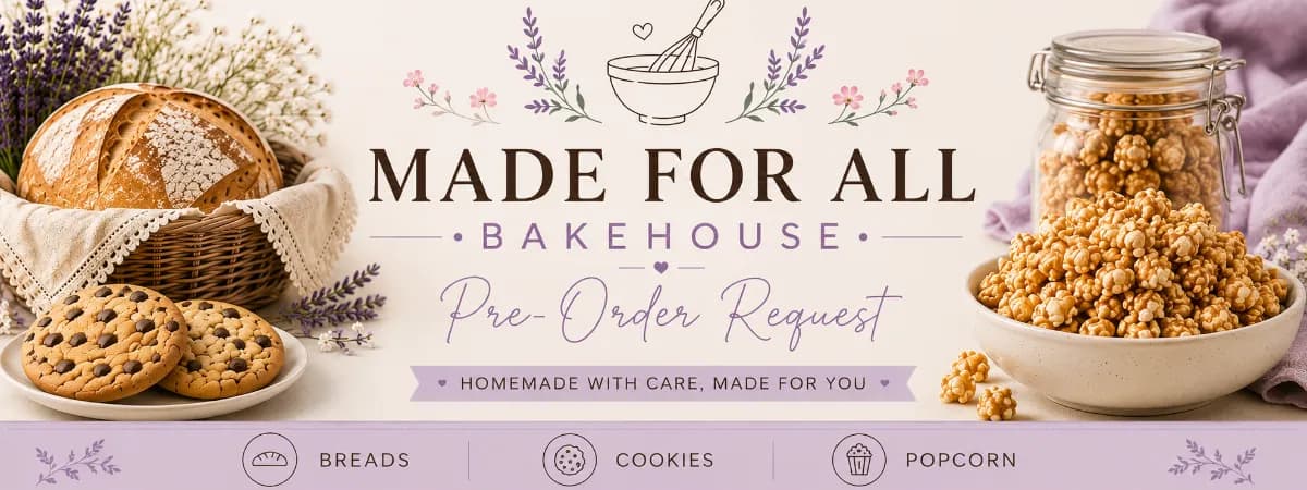 Made for All Bakehouse banner
