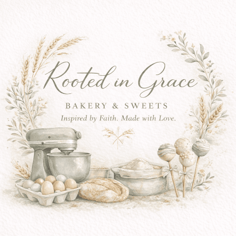 Rooted in Grace Bakery & Sweets logo