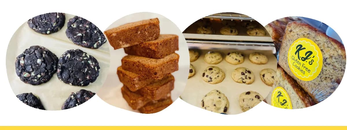 K.J.'s Gourmet Gluten Free Cookies banner
