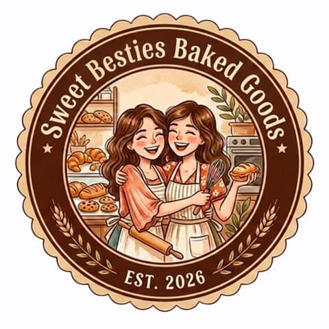 Sweet Besties Baked Goods logo