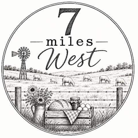 7 Miles West logo