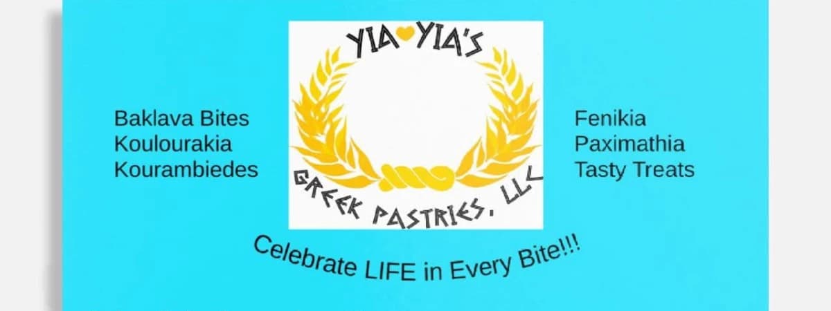 YIA-YIA'S GREEK PASTRIES LLC banner