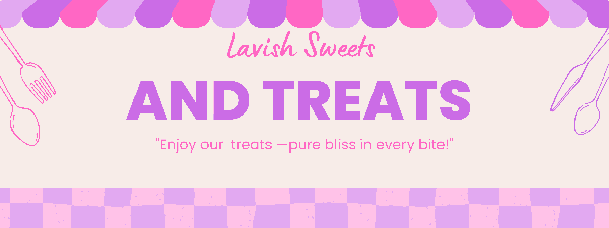 Lavish Sweet's And Treats banner