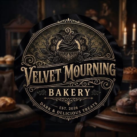 Velvet Mourning Bakery logo