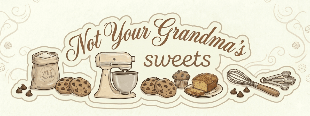 Not Your Grandma’s Sweets banner