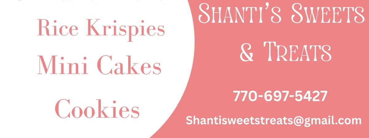 Shanti’s Sweets & Treats banner