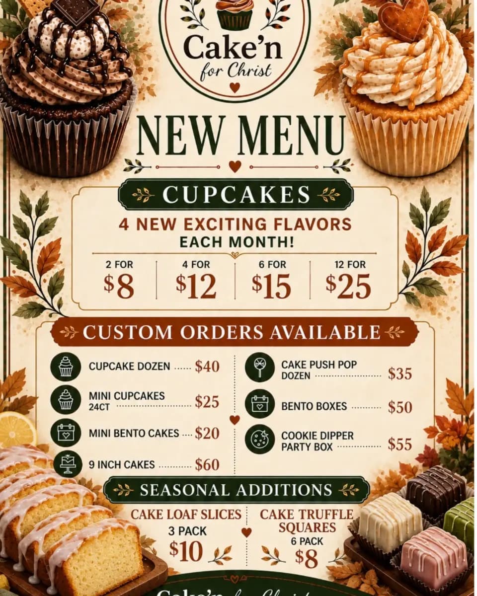 About Cake'n for Christ 