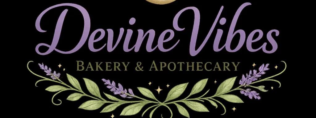 Devine Vibrations Bakery and Apothecary banner