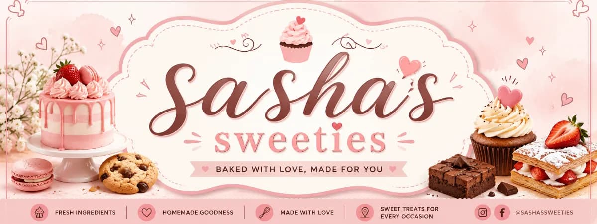 Sasha's Sweeties banner