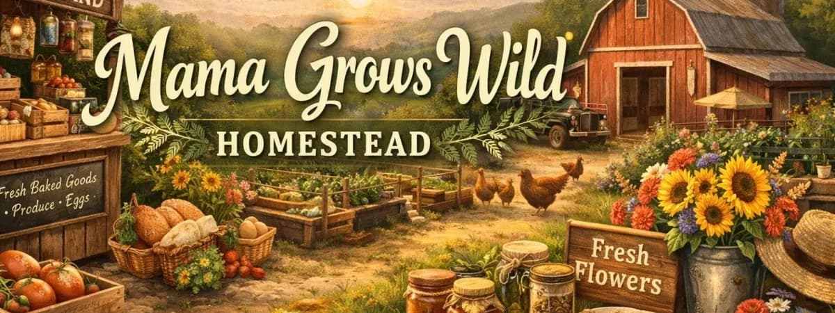 Mama Grows Wild Homestead banner
