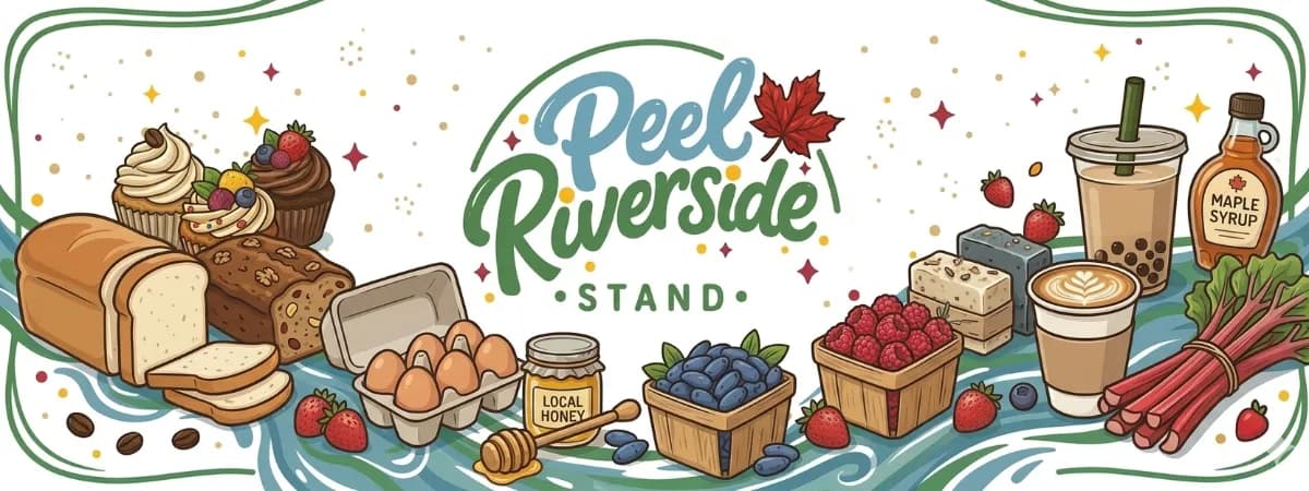Peel Riverside Stand banner