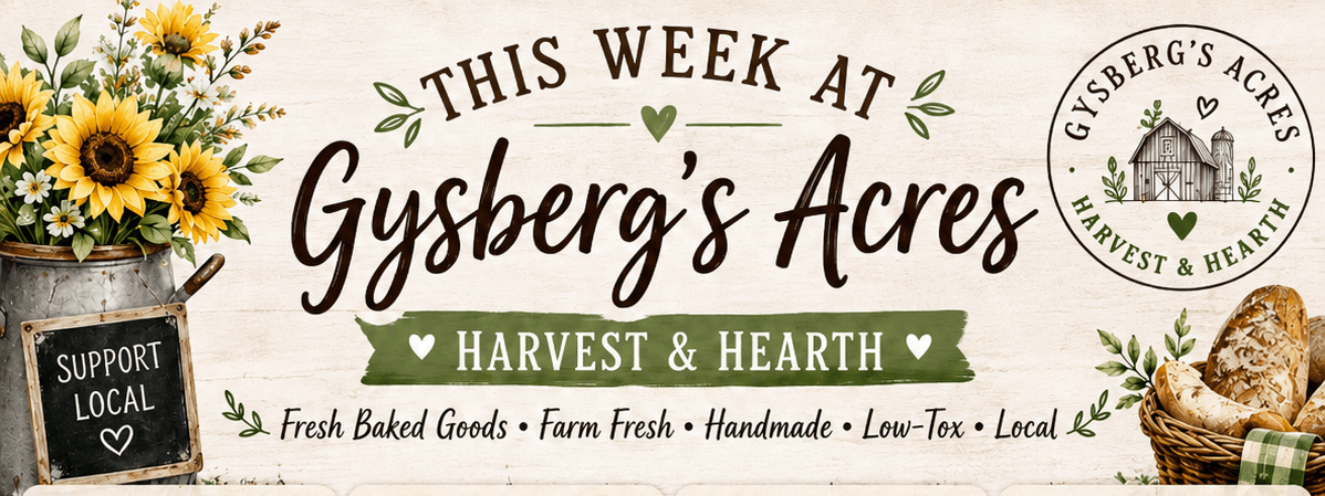 Gysberg Harvest & Hearth banner