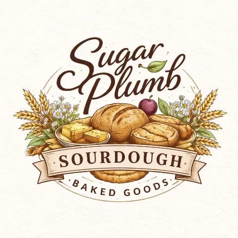 Sugar Plumbs Sourdough and Baked Goods logo