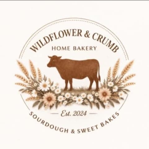 Wildflower and Crumb Home Bakery logo