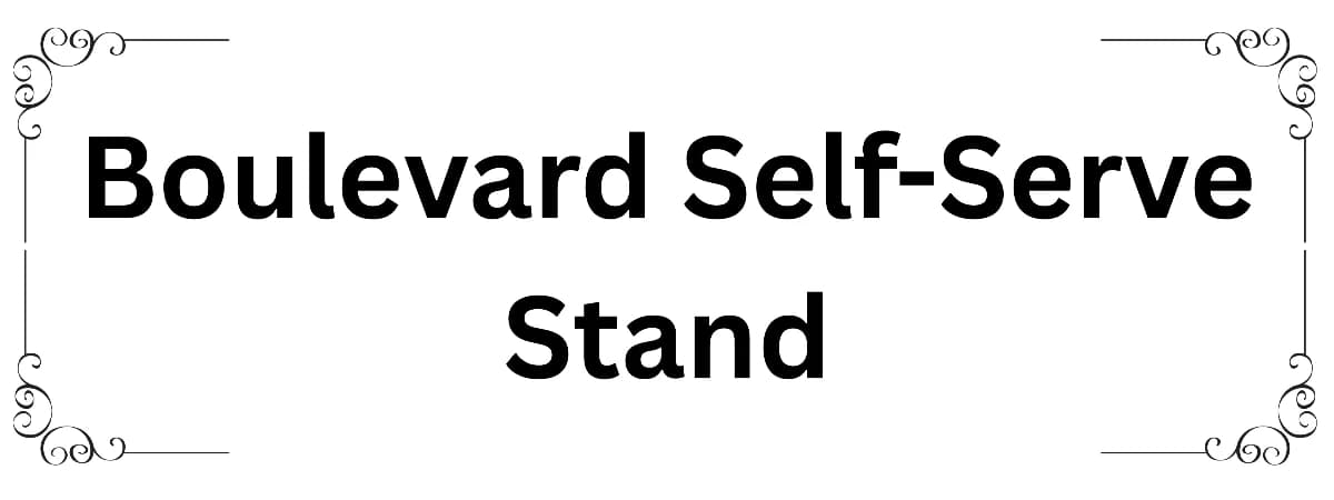 Boulevard Self-Serve Stand banner