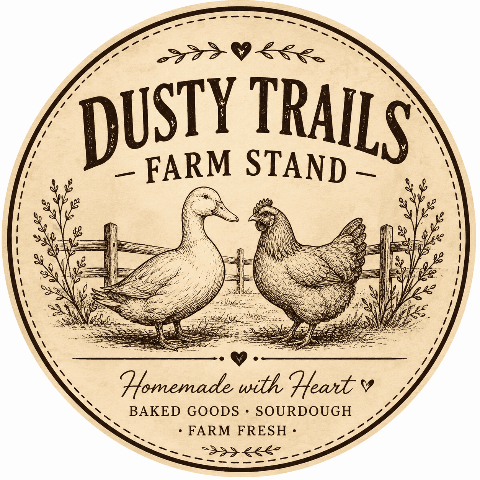 Dusty Trails Farmstand logo