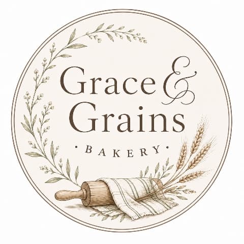 Grace & Grains. logo