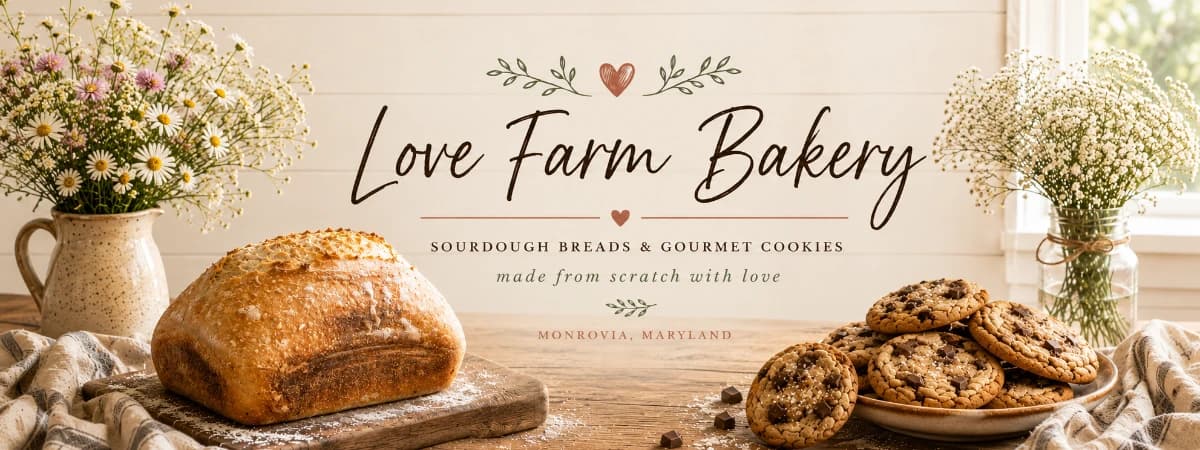 Love Farm Bakery banner