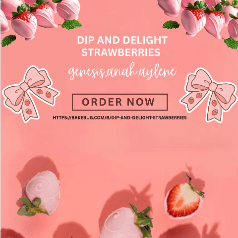 Dip and delight strawberries logo