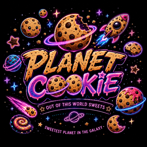 Planet cookie logo