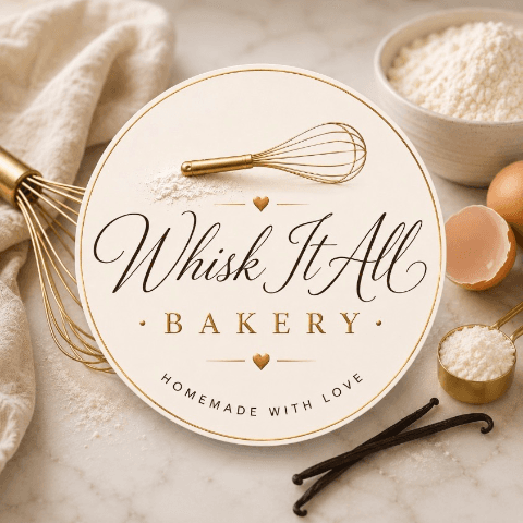 Whisk It All Bakery TX logo
