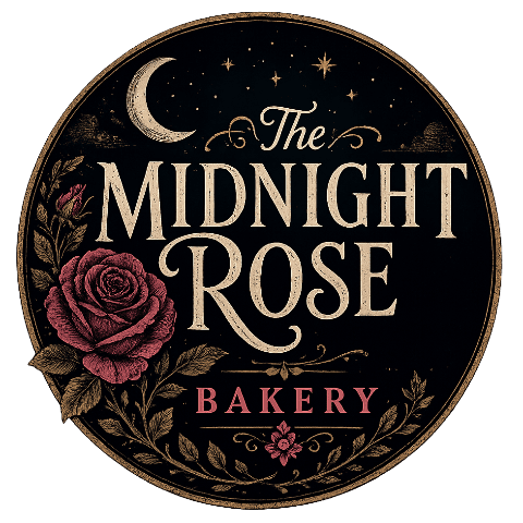 The Midnight Rose Bakery logo