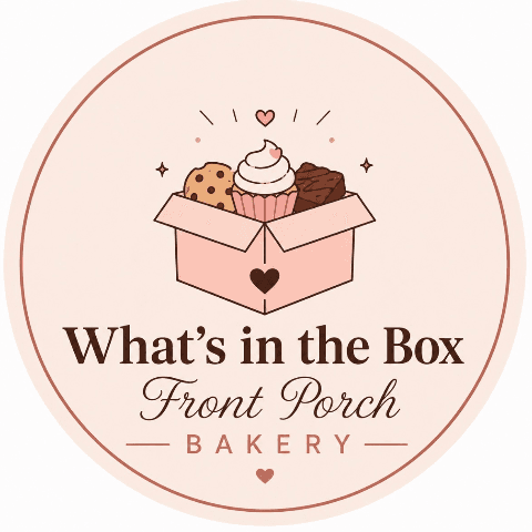 Whats in the Box Front Porch Bakery logo