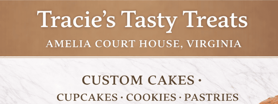 Tracie’s Tasty Treats banner