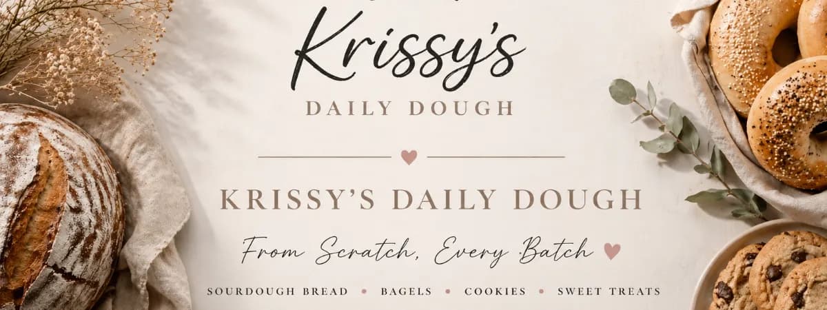 KRISSY'S DAILY DOUGH banner