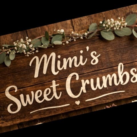 Mimis sweet crumbs logo