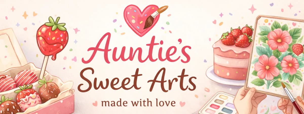 Auntie's Sweet Arts banner
