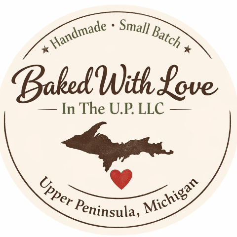 BAKED WITH LOVE IN THE UP LLC logo