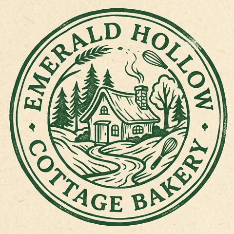 The Emerald Hollow Bakery logo