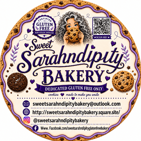 Sweet Sarahndipity Gluten Free Bakery logo
