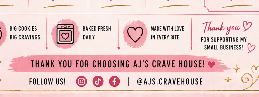 AJ’s Crave House banner