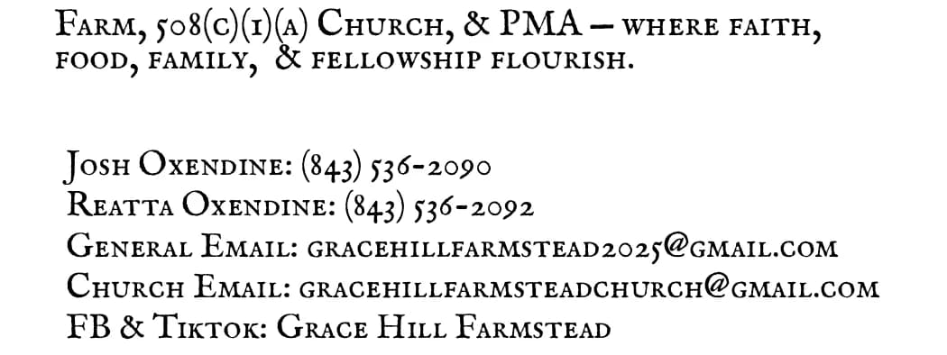 Grace Hill Farmstead banner
