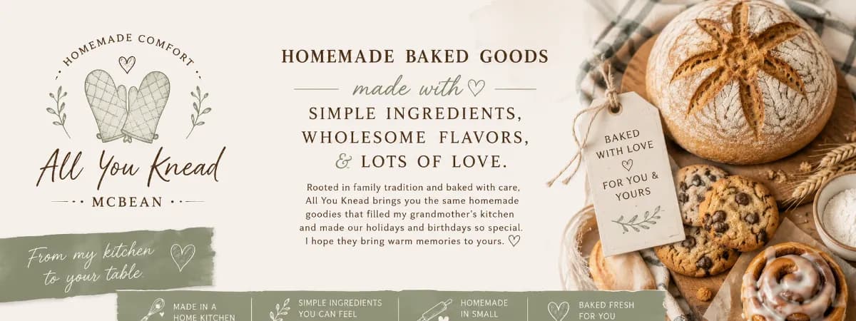 All You Knead McBean banner