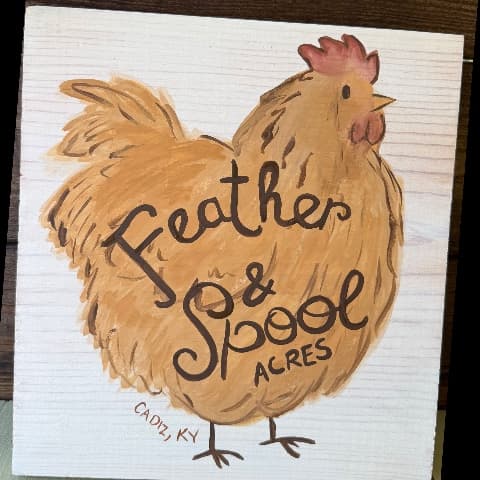 Feather & Spool Acres Farmstand logo