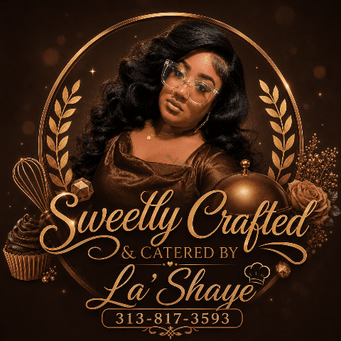 Sweetly Crafted & Catered By La’Shaye logo