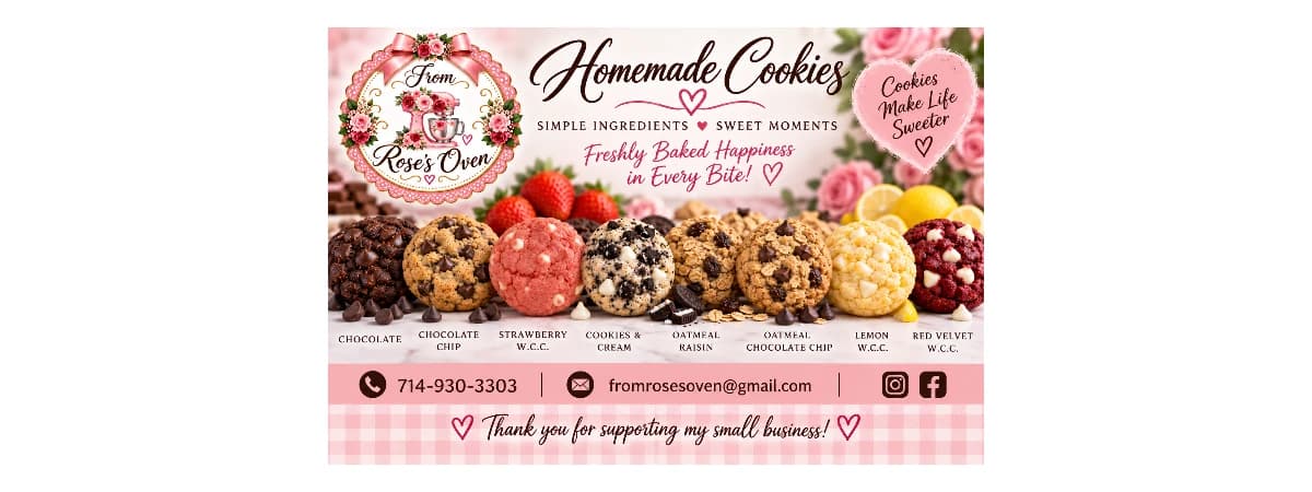 From Rose's Oven banner
