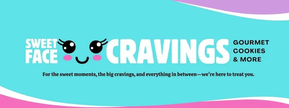 Sweet Face Cravings Gourmet Cookies and Desserts banner
