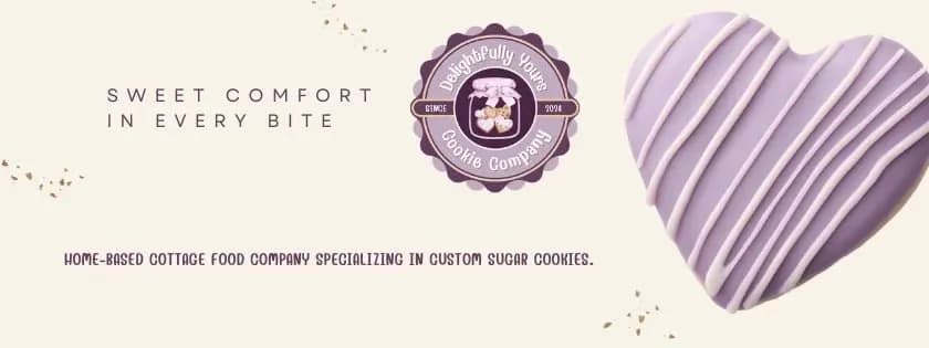 Delightfully Yours Cookie Company banner
