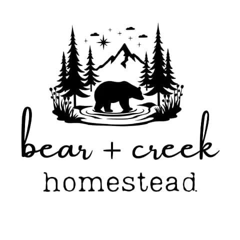 Bear + Creek Homestead logo