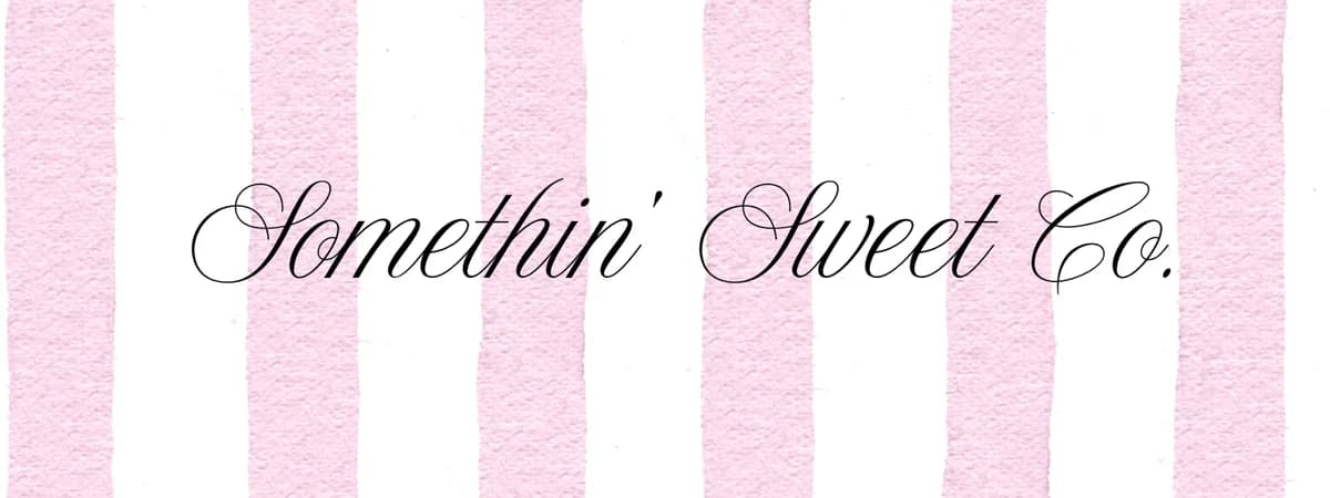 Somethin’ Sweet Co. banner