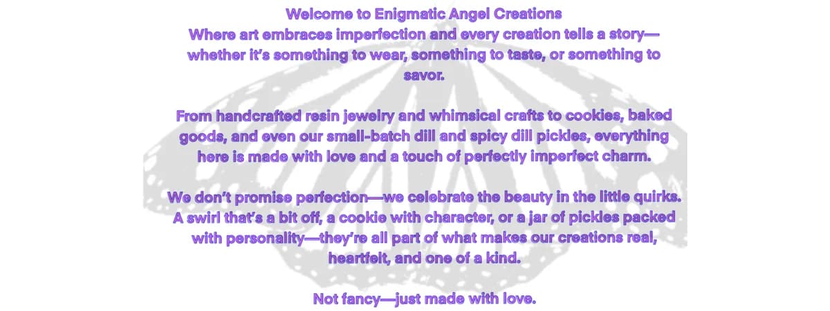 Enigmatic Angel Creations banner