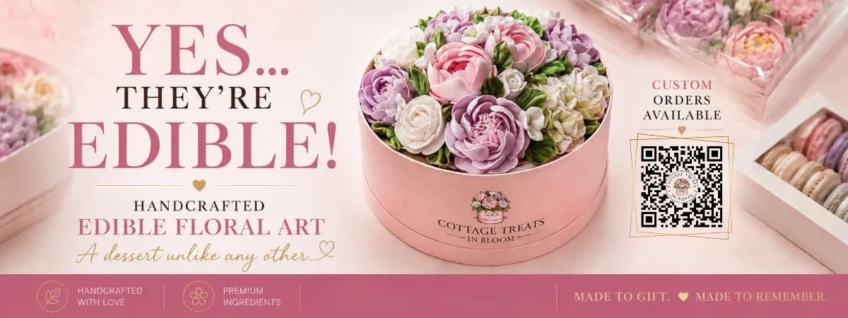Cottage Treats In Bloom banner